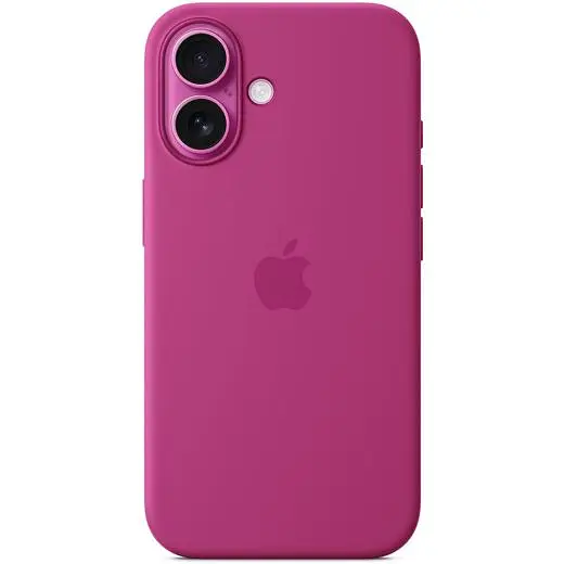 Силіконовий чохол CasePro Silicone Case with MagSafe Fuchsia для iPhone 16 - фото 3