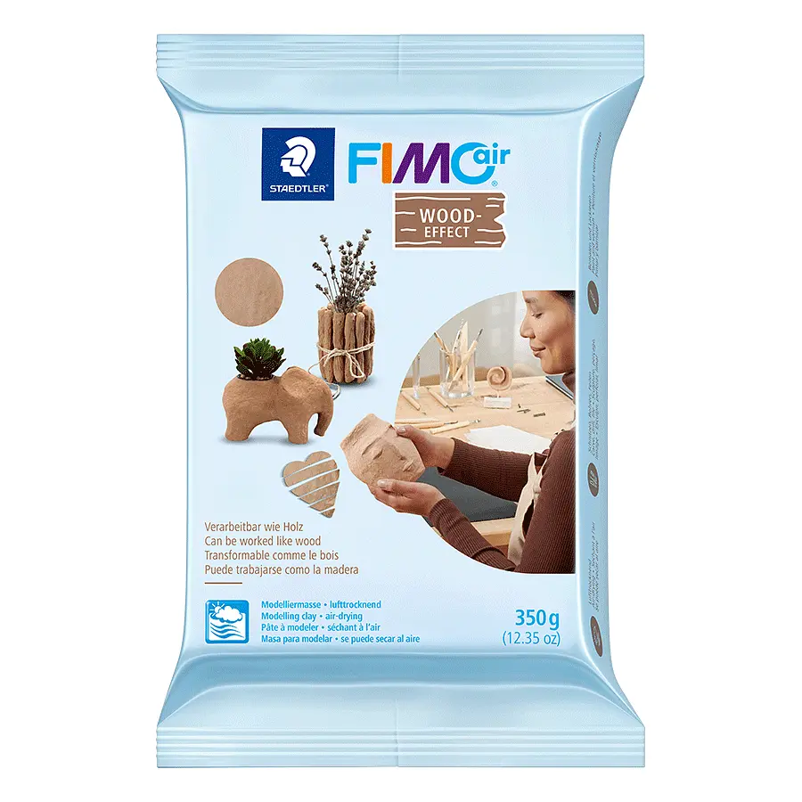 Пластика самозастигаюча ефект дерева 350 г Fimo Air (4007817089194)
