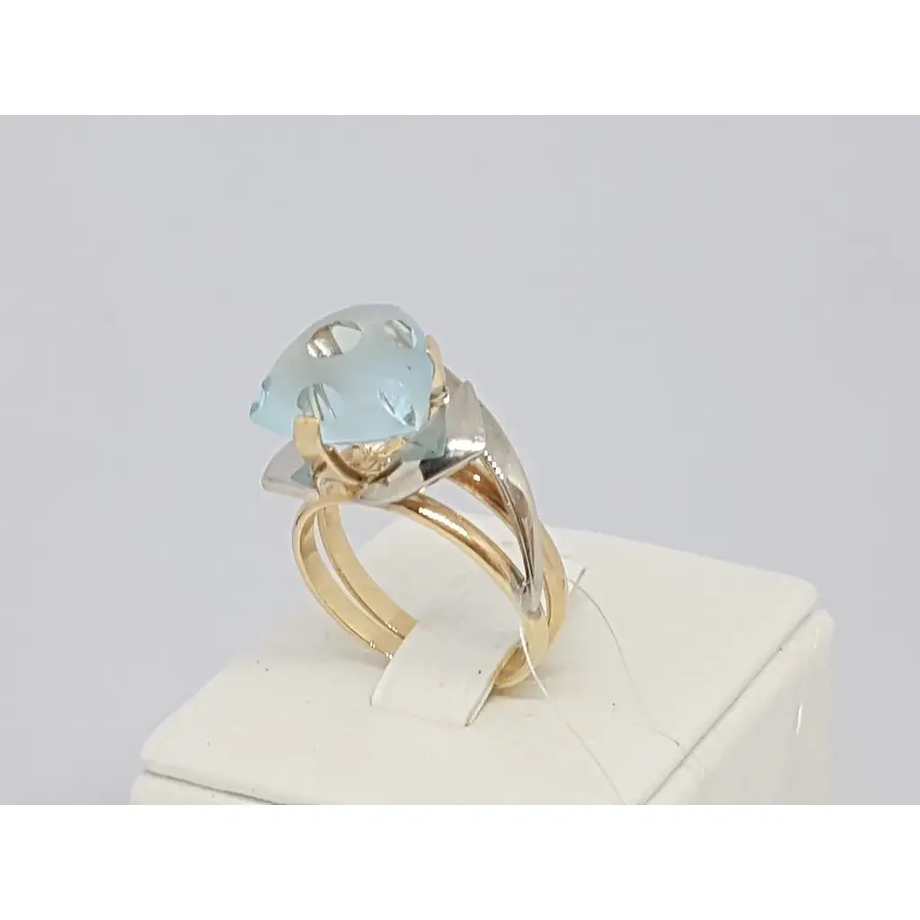 Золоте кільце Qvaliz з топазом. 7В600105736/25 18 - фото 5