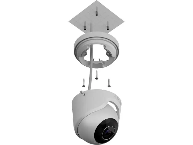 IP-камера відеоспостереження Ajax TurretCam 5 MP/4 mm White (000039308) - фото 7