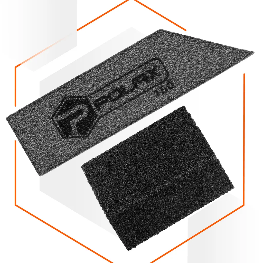 Губка шліфувальна P150 Polax кутова 110х90х25 мм (54-227) - фото 6