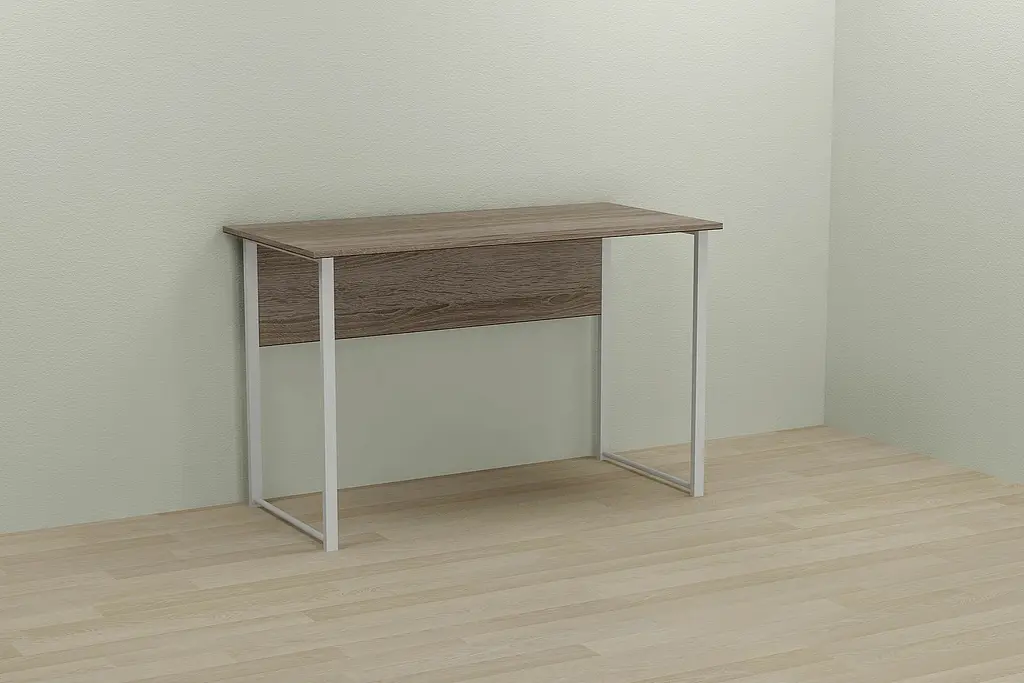Компьютерный стол Ferrum-decor Курт 75x120x70 белый ДСП Дуб Сонома Труфель 16мм (FRD-102238) - фото 3
