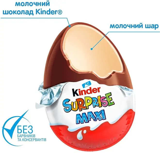 Яйце шоколадне Kinder Surprise Кіндер Сюрприз Максі Колекція Дівчата-фігурістки 100 г - фото 3