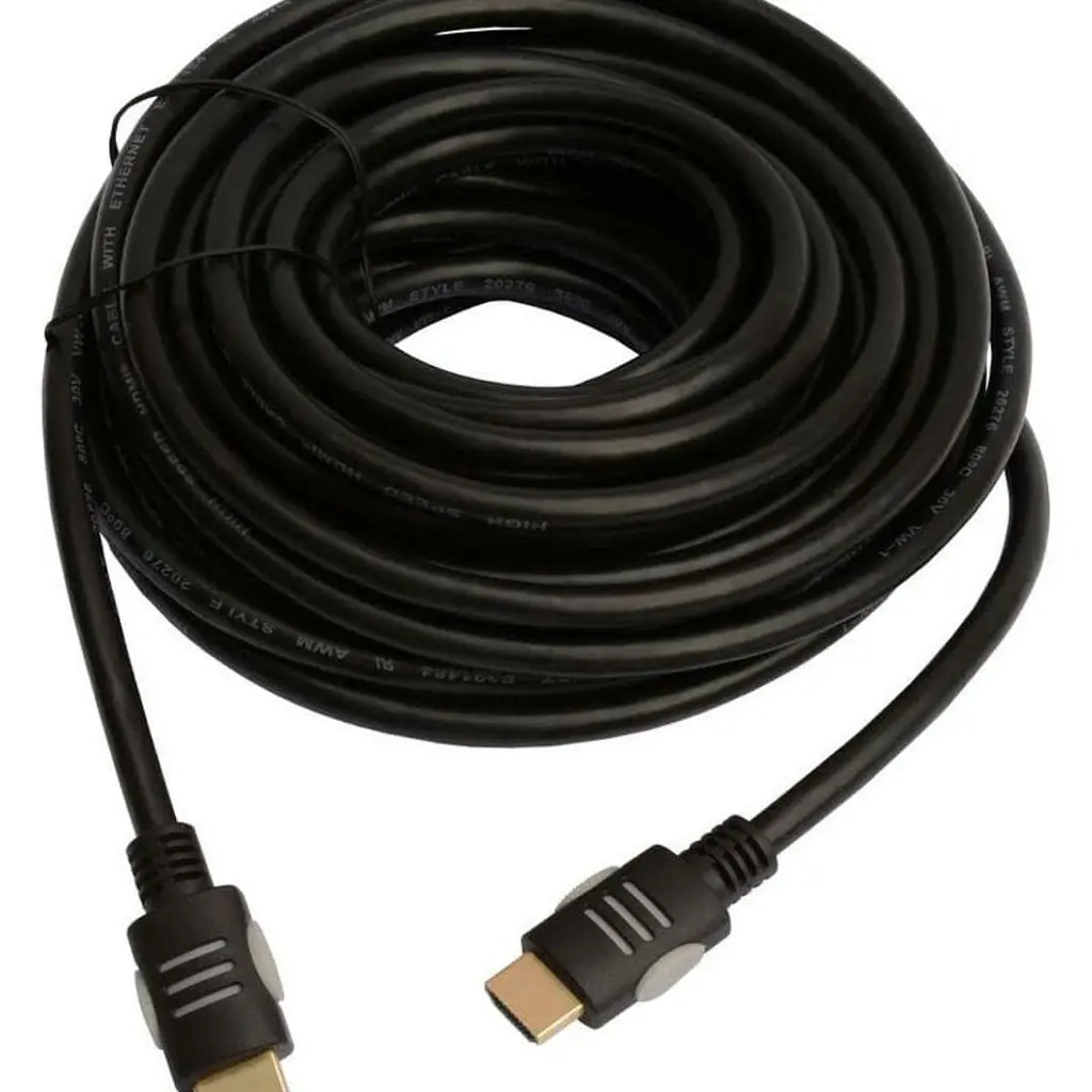 Кабель HDMI - HDMI v.1.4 Tecro (HD 15-00), 15м черный (Y10107_1250)