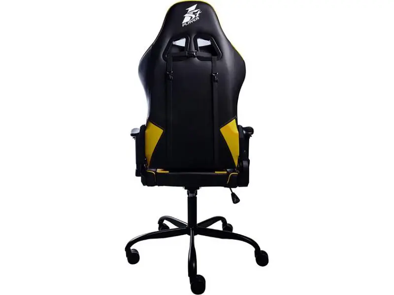 Комп'ютерне крісло для геймера 1STPLAYER S01 black/yellow - фото 3