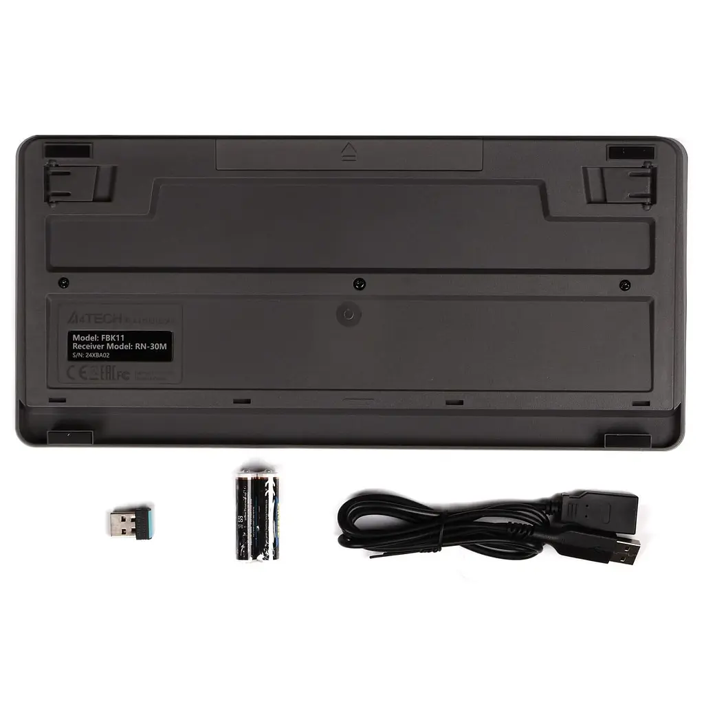 Клавіатура A4Tech Fstyler FBK11 Wireless Grey (FBK11 (Grey)) - фото 6