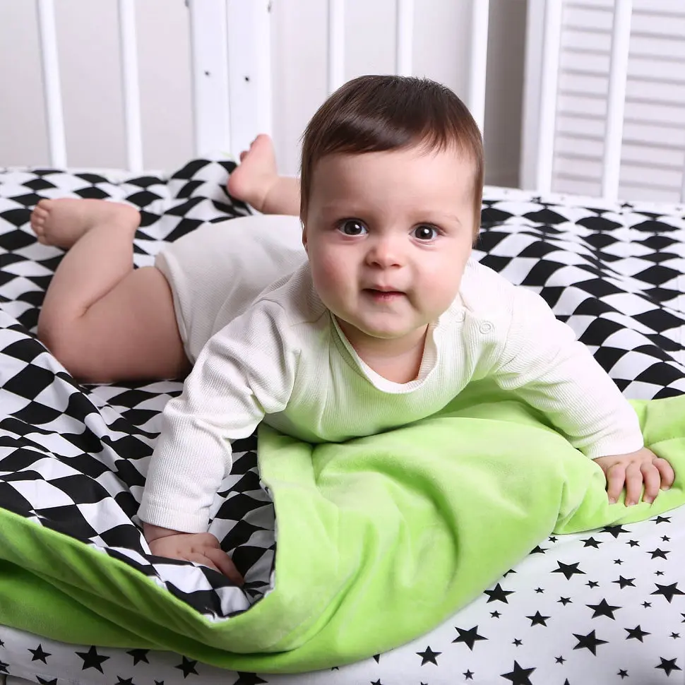 Дитячий постільний комплект Bed Set Newborn МС 110512-08 подушка + ковдру + простирадло - фото 5