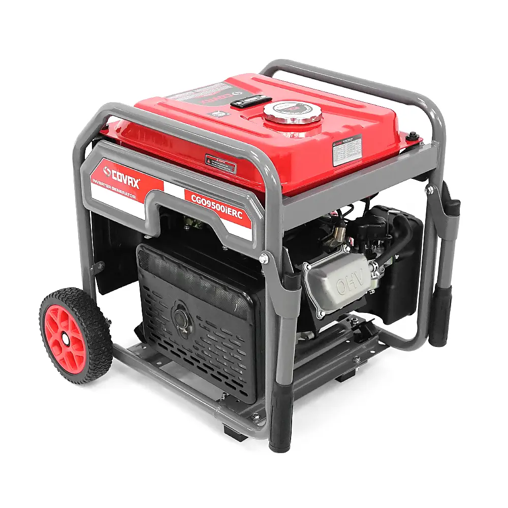 Генератор інверторний COVAX CGO9500iERC, 7.5kW, бензин, однофазний 220V, 50Hz, electrik starter, 4-stroke, бак 15L, 500х422x515mm, 38kg - фото 2