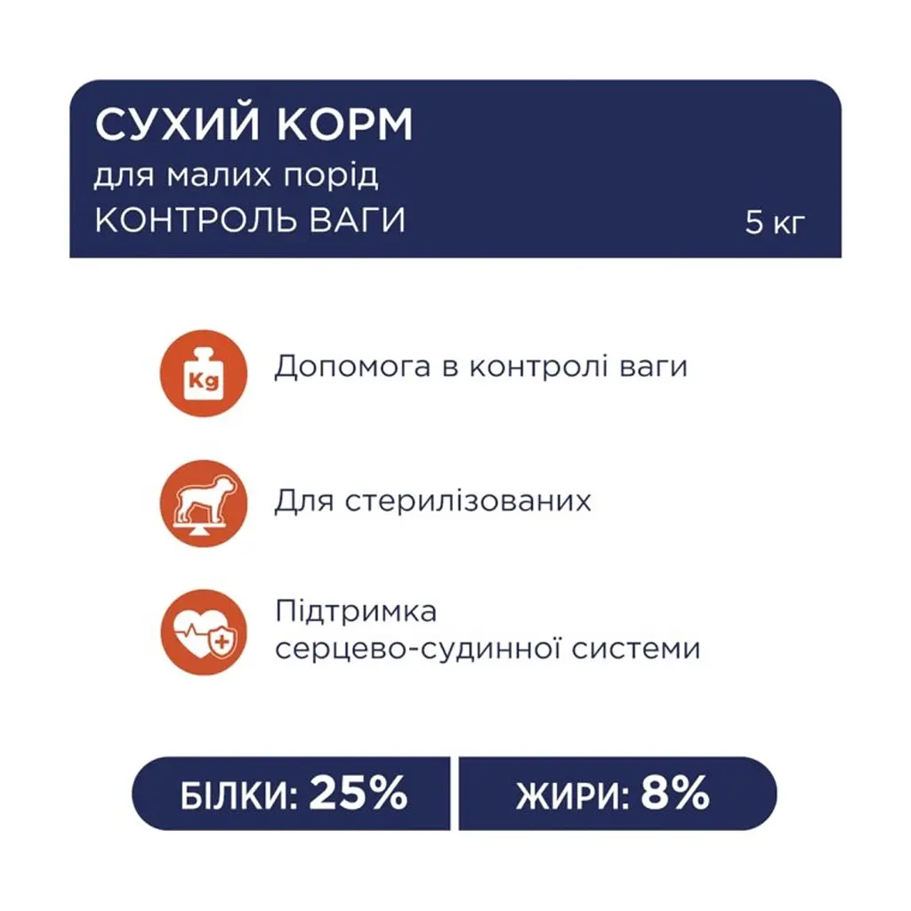 Сухий корм для собак Club 4 Paws Преміум. Контроль ваги з індичкою для малих порід 5 кг (4820215367851) - фото 4