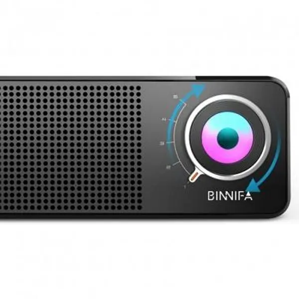 Саундбар Xiaomi Binnifa Desktop Computer Bluetooth Speaker Light 3209081 черный - фото 3