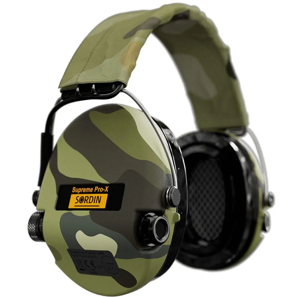 Активні навушники для стрільби Sordin Supreme Pro-X LED Multicam з LED-ліхтариком (75302-X-08-S) - фото 3