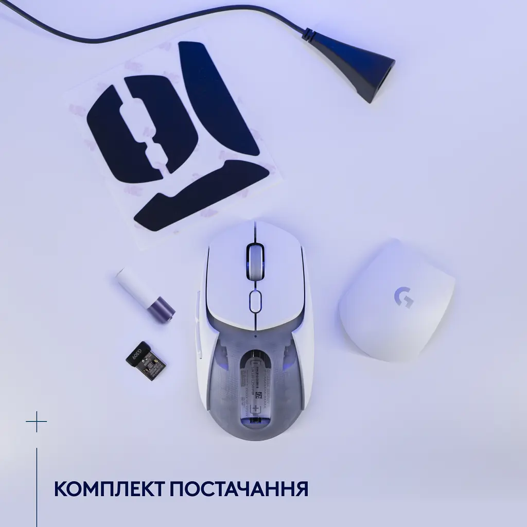 Мишка Logitech G309 Lightspeed Wireless/Bluetooth White (910-007207) - фото 9