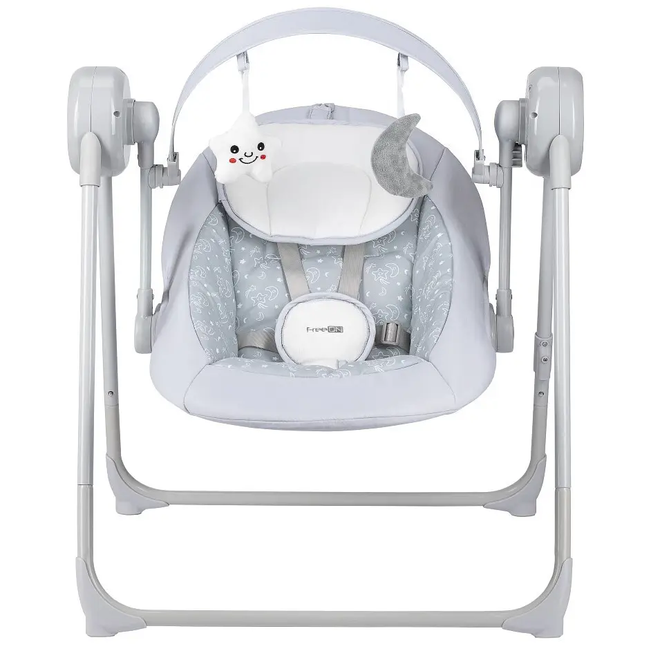 Качели детские FreeON Snuggy stars light grey (84928) - фото 3