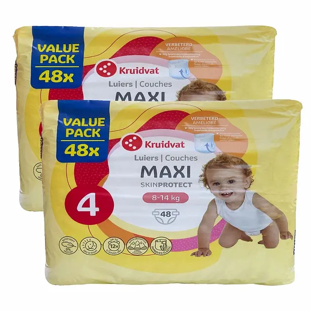 Підгузки Kruidvat 4 Maxi (8-14 кг), 96 шт