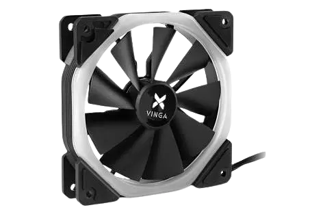 Вентилятор Vinga RGB fan-04 Black (RGB fan-04) - фото 2