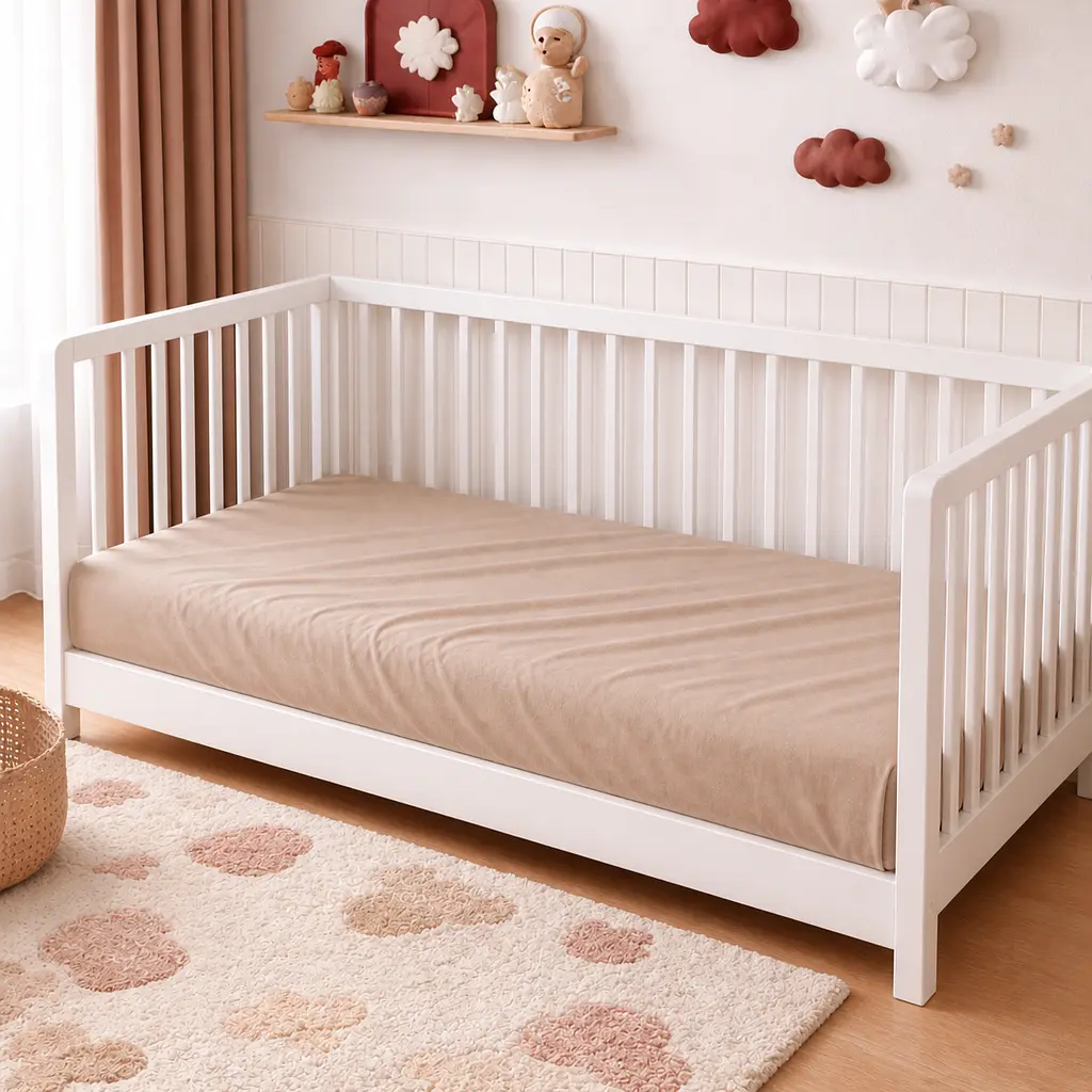 Дитяча постільна білизна MIRSON BABY фланель Cappuchino/Red 110х160см (2200012799949) - фото 9