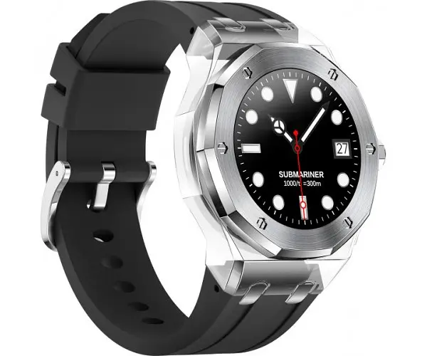 Смарт-часы Trex Falcon 500 PRO серебристый корпус черный ремешок (TRX-FLC500-BLK) - фото 2