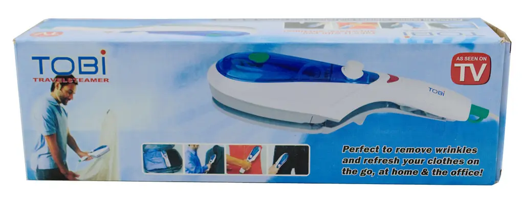 Ручний пароочисник парова праска для одягу відпарювач щітка UKC TOBI Travel Steamer - фото 7