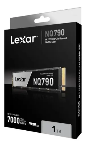 Твердотільний накопичувач SSD 1Tb, Lexar NQ790, PCI-E 4.0 x4, M.2 2280, 3D TLC, 7000/6000 МБ/с (LNQ790X001T-RNNNG) - фото 5