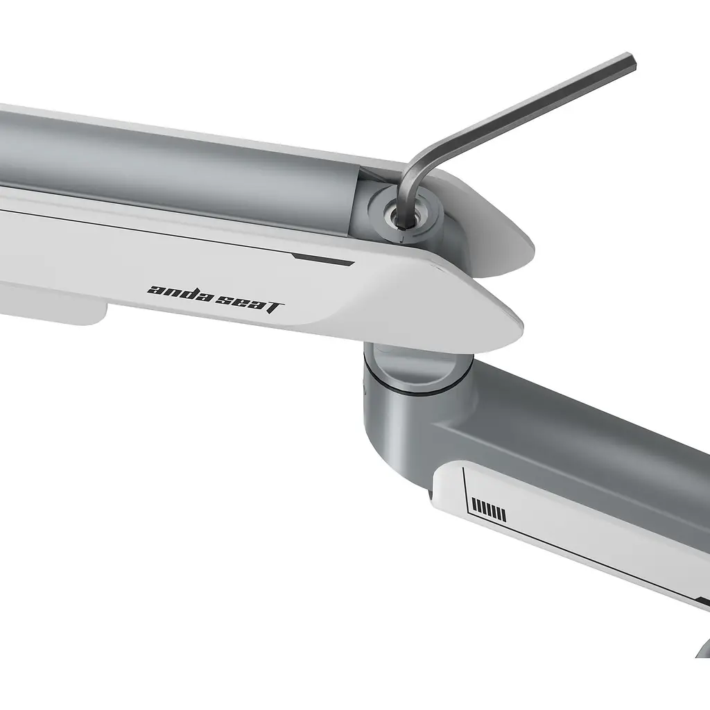 Настільне кріплення для монітора Anda Seat Stealth Pro II 17''-42'' White/Grey (AD-W-A9-1S-FW) [139340] - фото 6