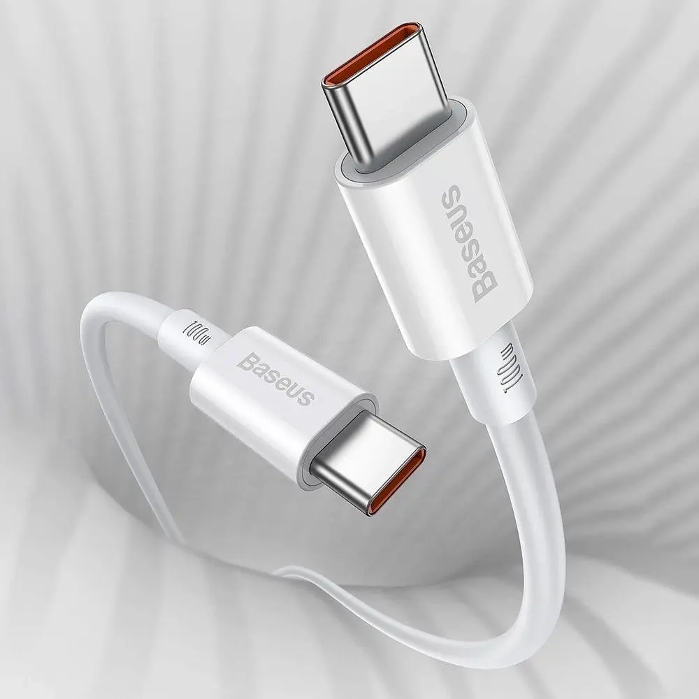 Кабель Baseus Superior Series Fast Charging USB-С to USB-С 100W 2m White (CATYS-C02) [151856] - фото 8