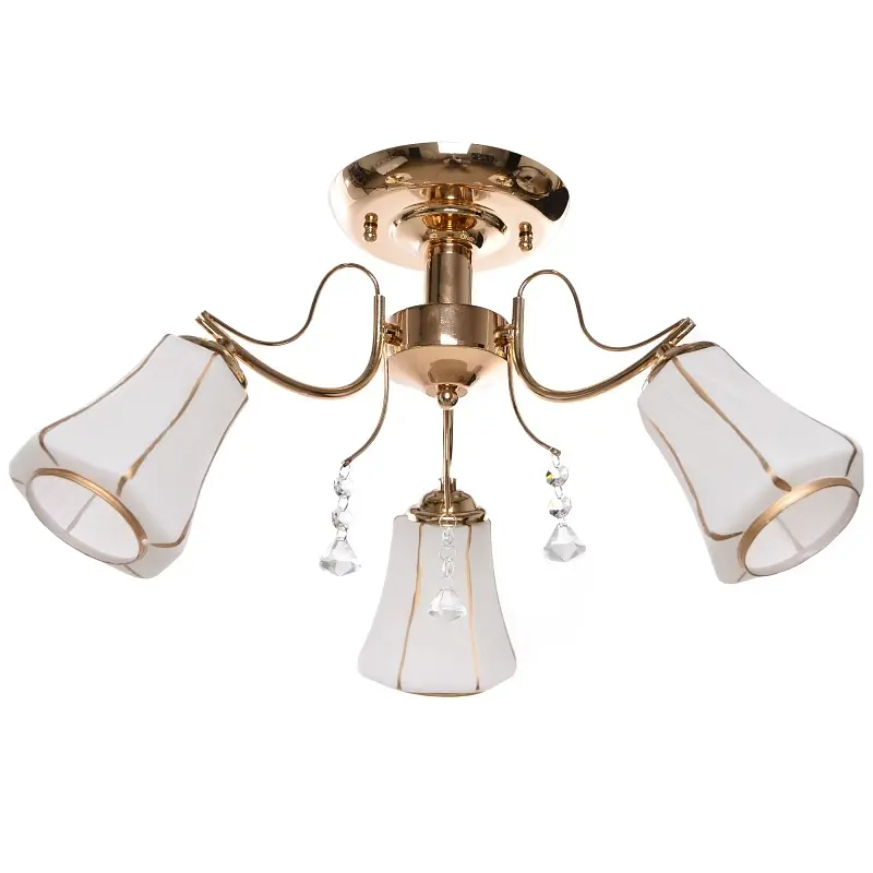 Люстра потолочная Brille классическая E14 40W G (LK-279C/3) - фото 1