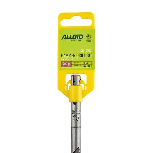Бур по бетону Alloid SDS-plus S4 QUADRO 10x160 мм (CH-10160) - фото 2