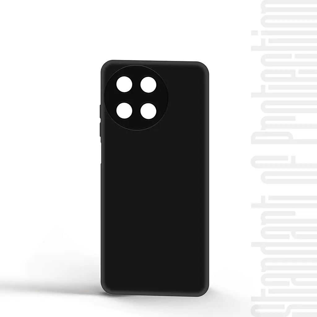 Чехол-накладка для смартфона Realme 11 4G, противоударный, силиконовый, термополиуретановый (ТПУ), с защитой камеры и корпуса, черный, защита всего корпуса, ArmorStandart (ARM69150) - фото 2