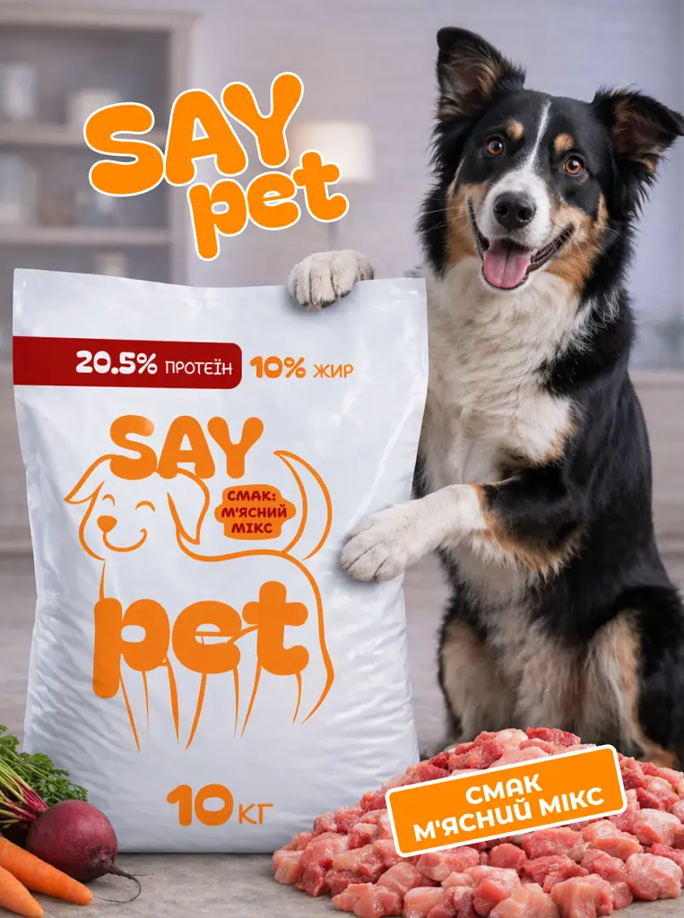 Сухий корм для собак Say Pet м'ясний мікс 10 кг - фото 5