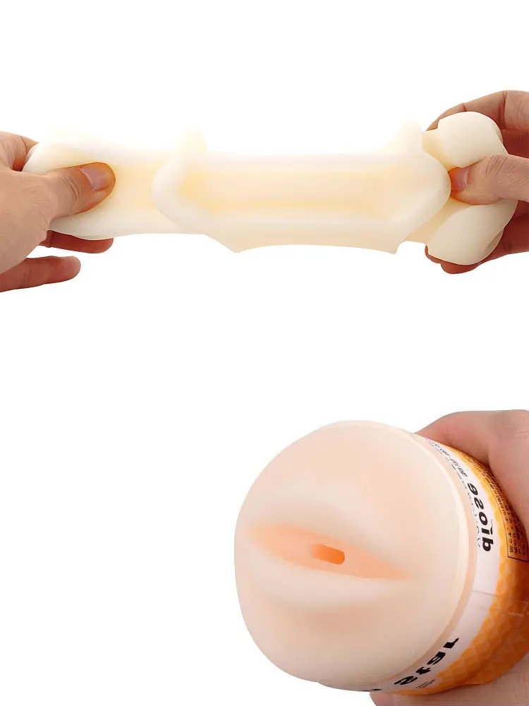 Мастурбатор чашка Snail Cup (Oral) Babydoll Універсальний.. Жовтий 103-1 - фото 7