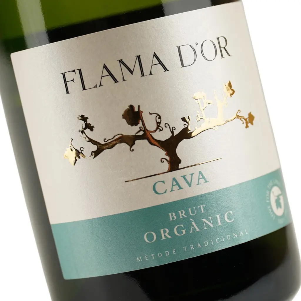 Вино ігристе Flama d'Or Cava Brut Organic біле 11.5% 0.75 л - фото 5
