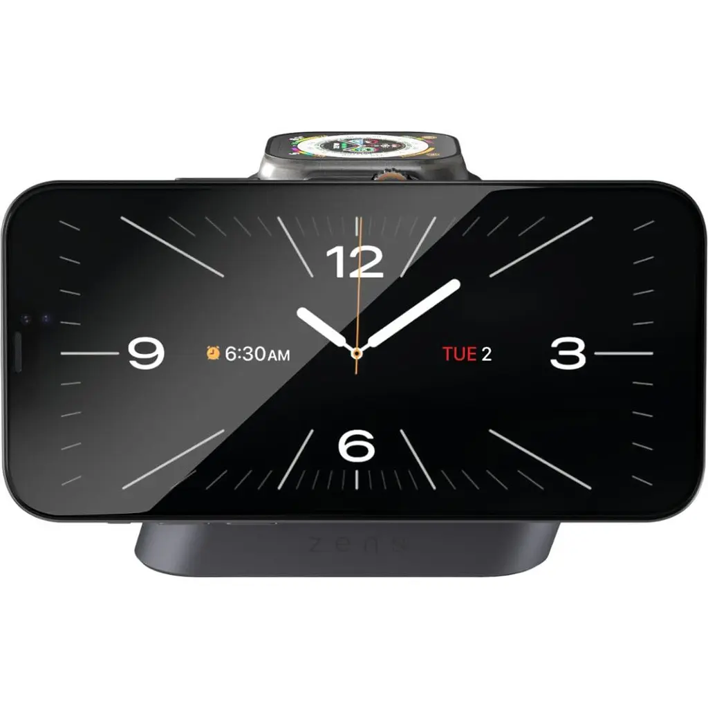 Бездротовий зарядний пристрій Zens Nightstand Charger Pro 2 Wireless Black (ZEDC28B/00) - фото 2