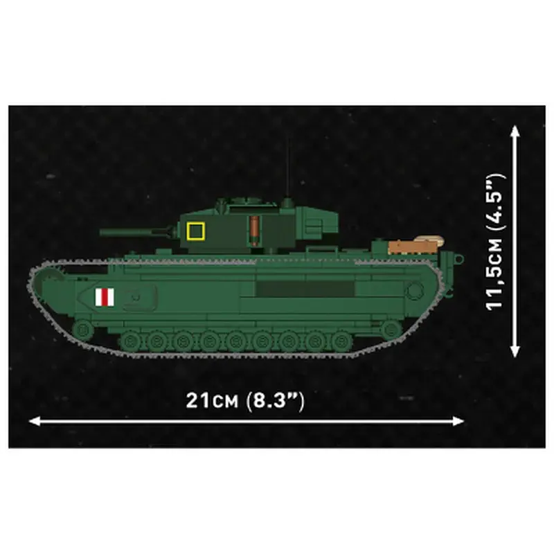 Конструктор Cobi Company of Heroes 3 Танк Mk III Черчілль, 654 деталей (COBI-3046) - фото 3