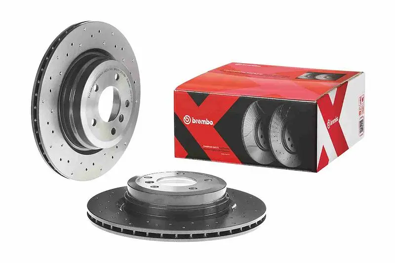 Диск тормозной вентилируемый Bmw 3, X1 04-15г Brembo ( 09.A270.1X ) - фото 2