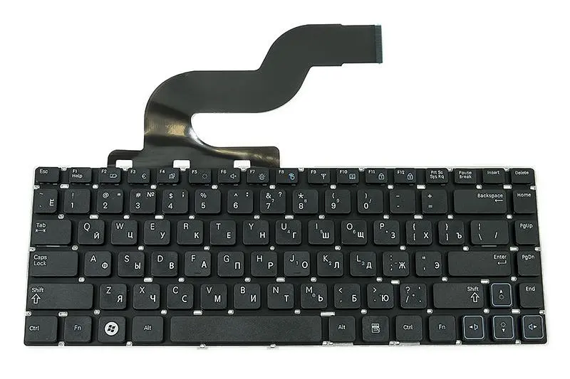 Клавiатура для ноутбука SAMSUNG RV411 чoрний, без фрейма (KB311613)