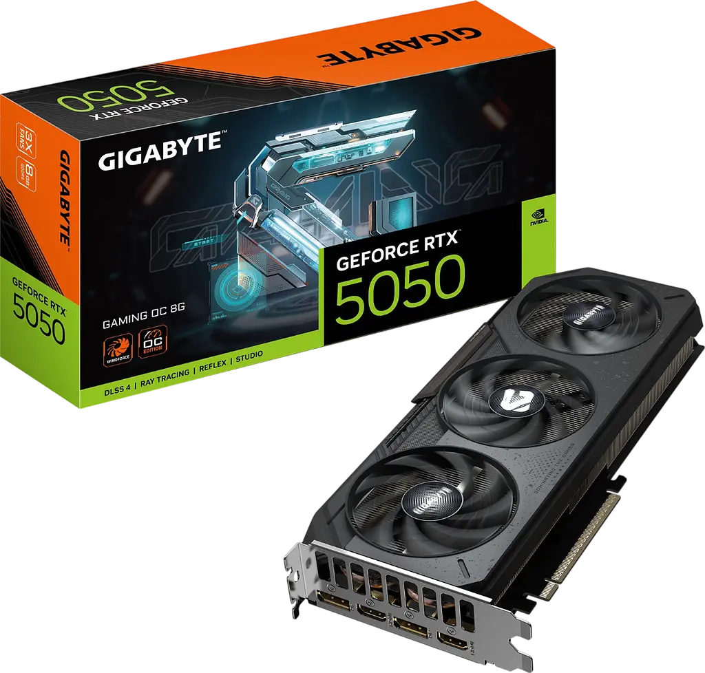 Відеокарта GeForce RTX 5050 8GB Gigabyte Gaming OC (GV-N5050GAMING OC-8GD) - фото 4