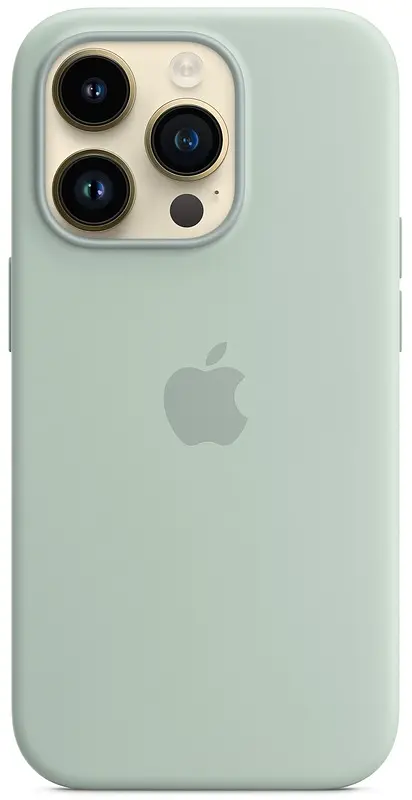 Чохол Silicone Case with MagSafe для Apple iPhone 14 Pro Succulent AAA [74218] - фото 3