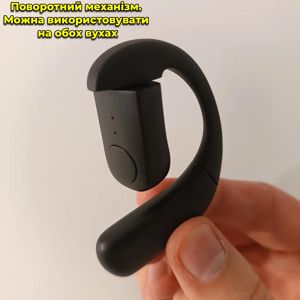 Бездротова гарнітура Bluetooth 5.4. 200mAh. Захист від вологи. Для обох вух - фото 3