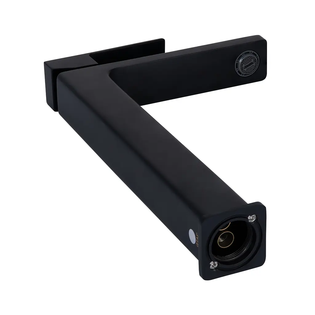 Змішувач для умивальника Qtap Gemini високий QTGEM269BLM45678 Black matt Чорний матовий - фото 3