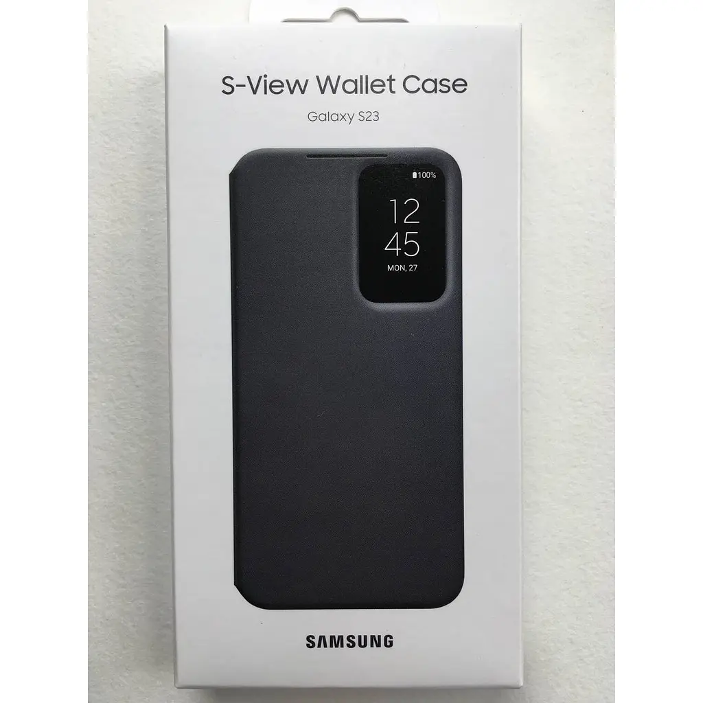 Оригінальний чохол-книжка S-View Smart Wallet Case для Samsung Galaxy S23 Чорний (S911) EF-ZS911CBEGRU - фото 2