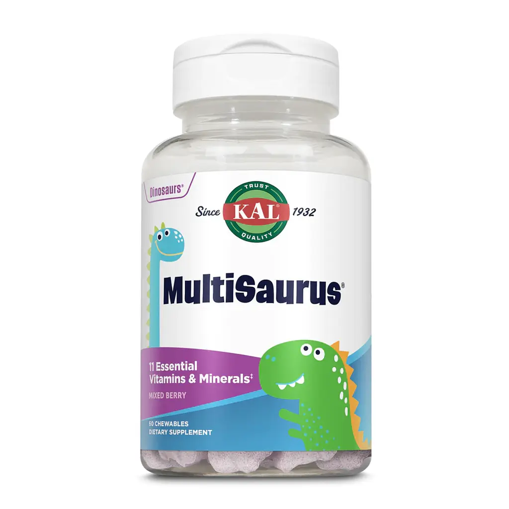 Мультивітаміни для діток MultiSaurus - 60 chewable Mixed Berry