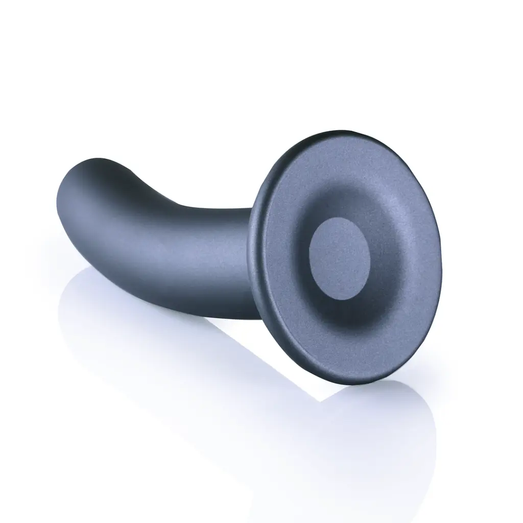 Фаллоимитатор Ouch! Smooth G-Spot Dildo 6apos;apos; 15 см (серый) - фото 3