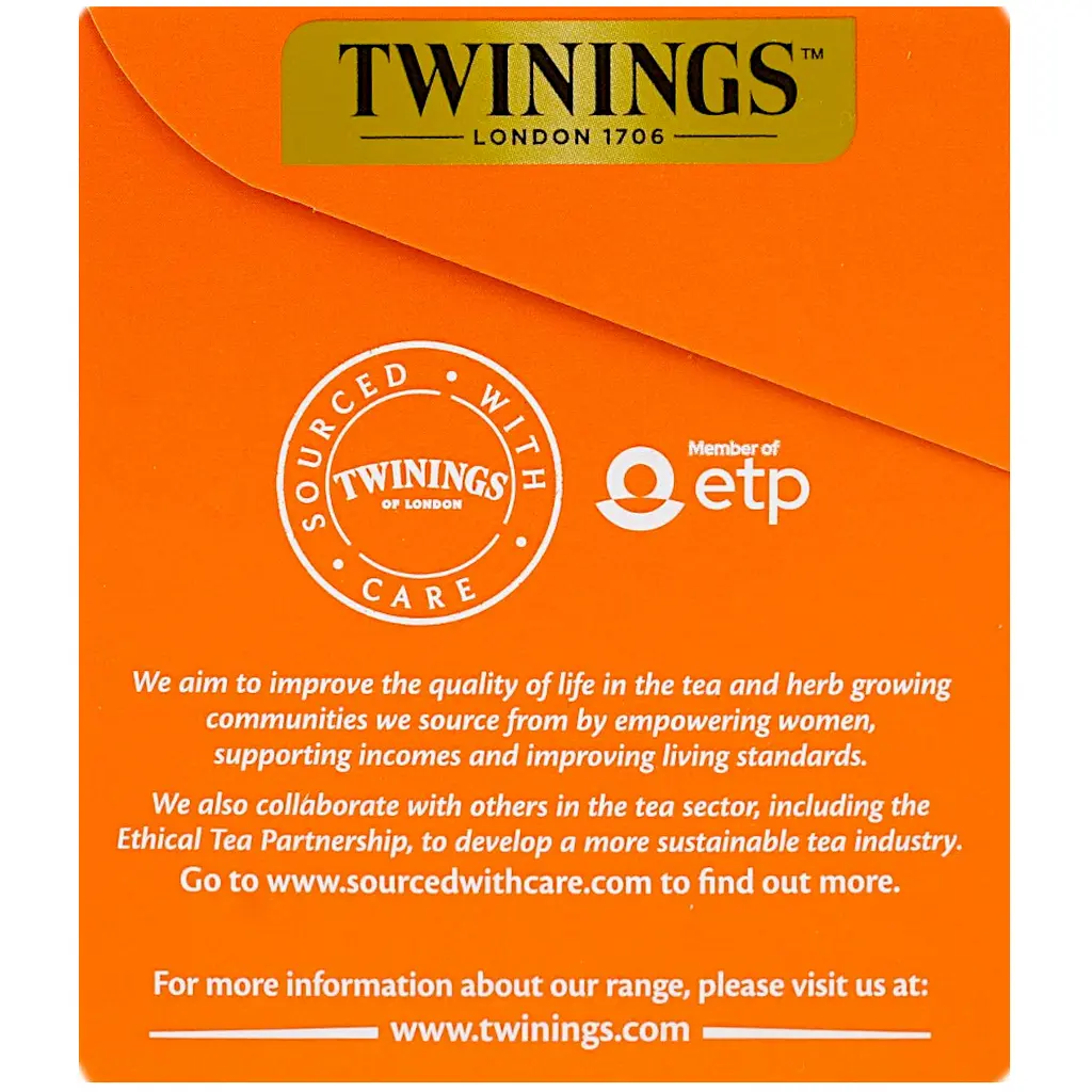 Чай чорний Twinings Ceylon 50 г (25 шт. х 2 г) (109126) - фото 2