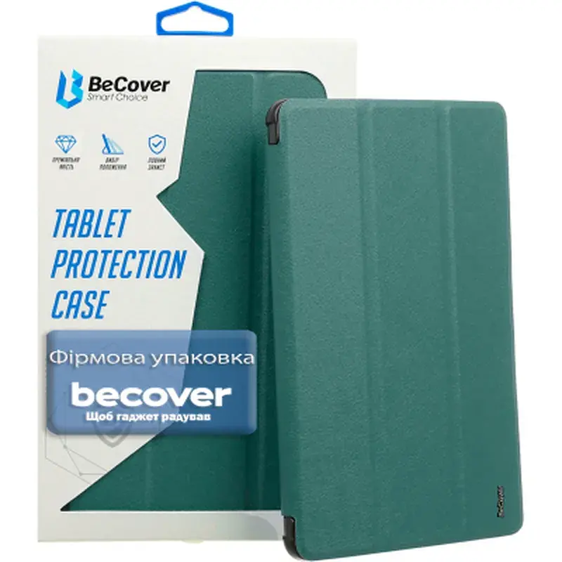 Чохол до планшета BeCover Smart Case Samsung Galaxy Tab A11 Plus SM-X236B 11.0" Dark Green (713998) - фото 7