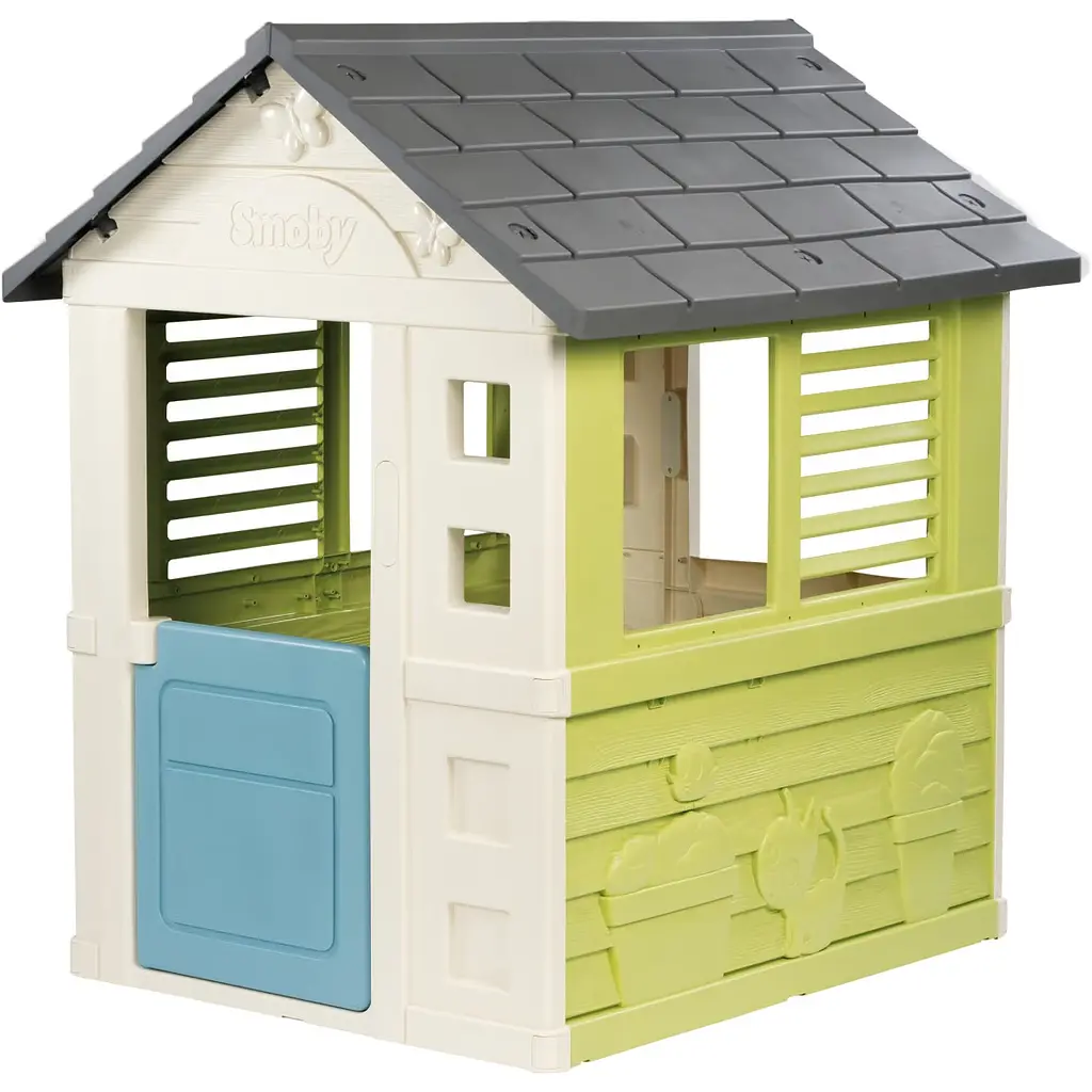 Будинок Smoby Life Райдужний зі ставнями 110х98х127 см (7600810737)