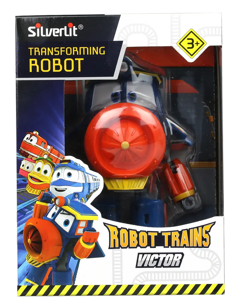 Трансформер паровозик Silverlit Robot Trains Віктор, 10 см (80168) - фото 5