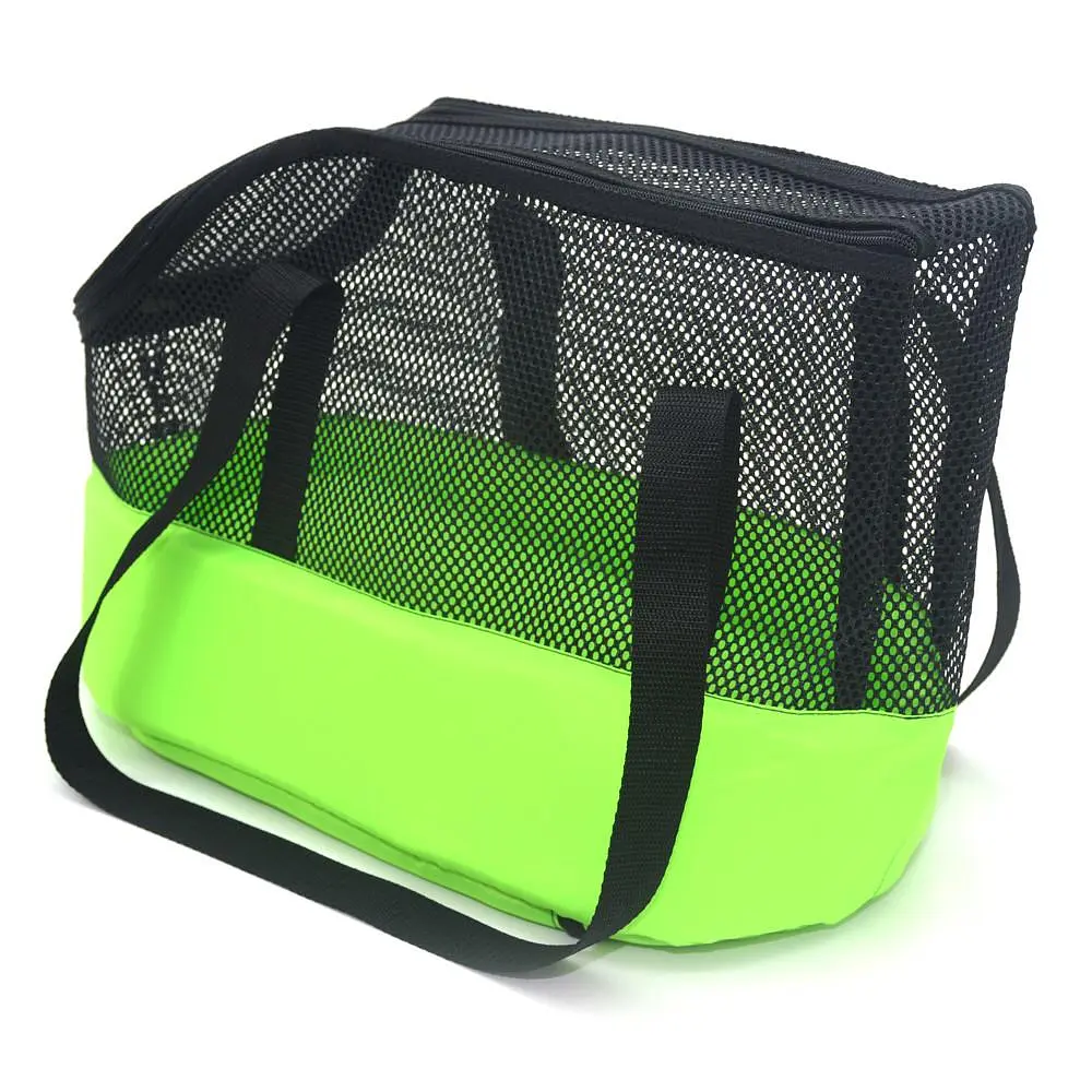 Сумка переноска для животных Zoo-hunt Лето салатовая №2 26х50х36 см - фото 3