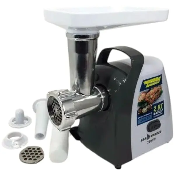 Мясорубка электрическая Sea Breeze SB-003 2600 Вт Белая - фото 3