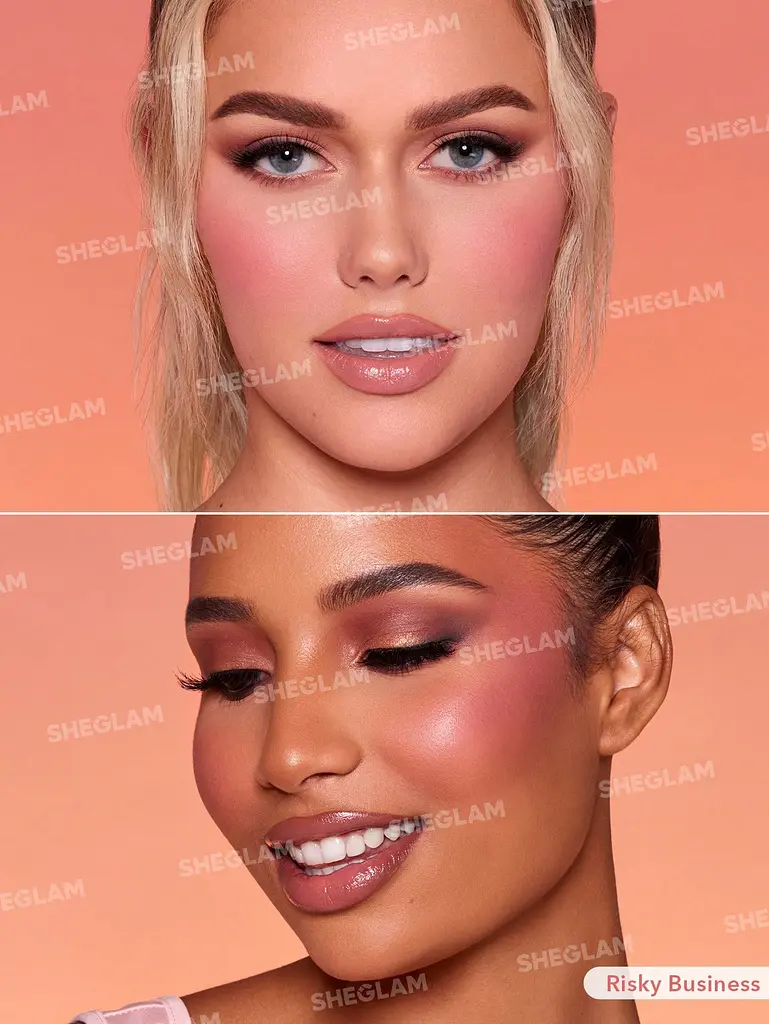 Рідкі матові рум'яна Sheglam Color Bloom Liquid Blush Matte Finish-Risky Business - фото 2