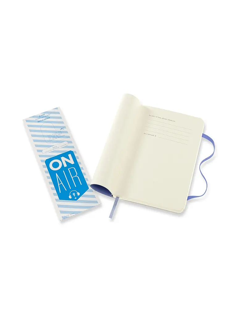 Записник Moleskine Classic кишеньковий, Лінійка Блакитна гортензія М'який (QP611B42) - фото 3